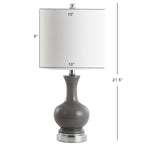 Lampe de table LED Vermont 22 en verre et métal, blanche (lot de 2) par JONATHAN Y