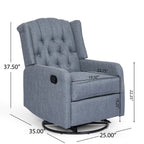 Fauteuil inclinable manuel polyvalent au design intemporel