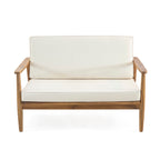 Ensemble de conversation 4 places en bois d'acacia Willowbrook Outdoor de Christopher Knight Home