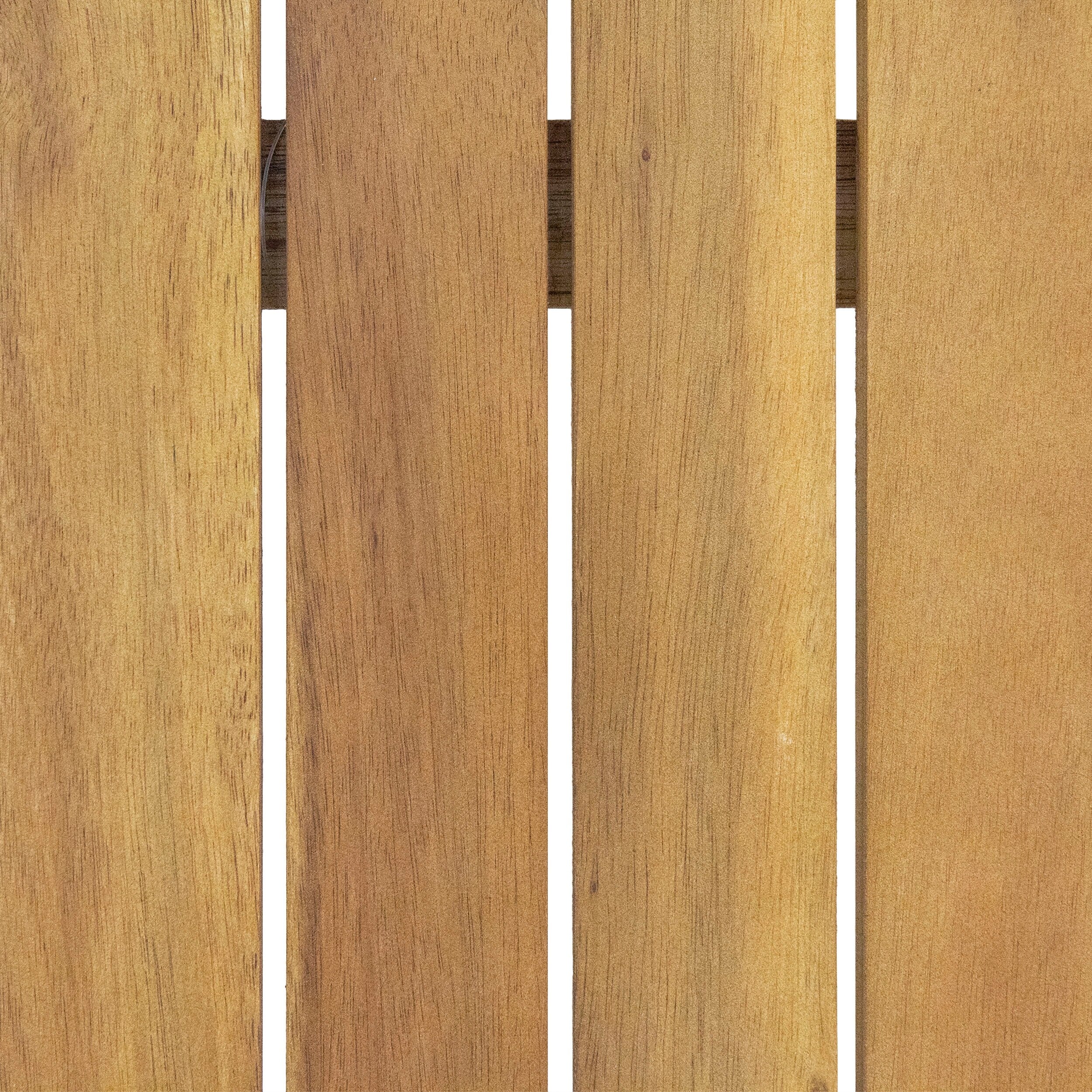 Ensemble de conversation 4 places en bois d'acacia Willowbrook Outdoor de Christopher Knight Home