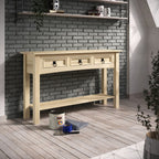Console d'entrée en bois avec 3 tiroirs Corona | Furniture Dash - N/A
