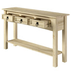 Console d'entrée en bois avec 3 tiroirs Corona | Furniture Dash - N/A
