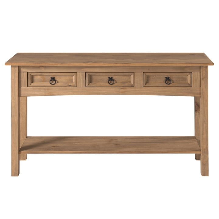 Console d'entrée en bois avec 3 tiroirs Corona | Furniture Dash - N/A