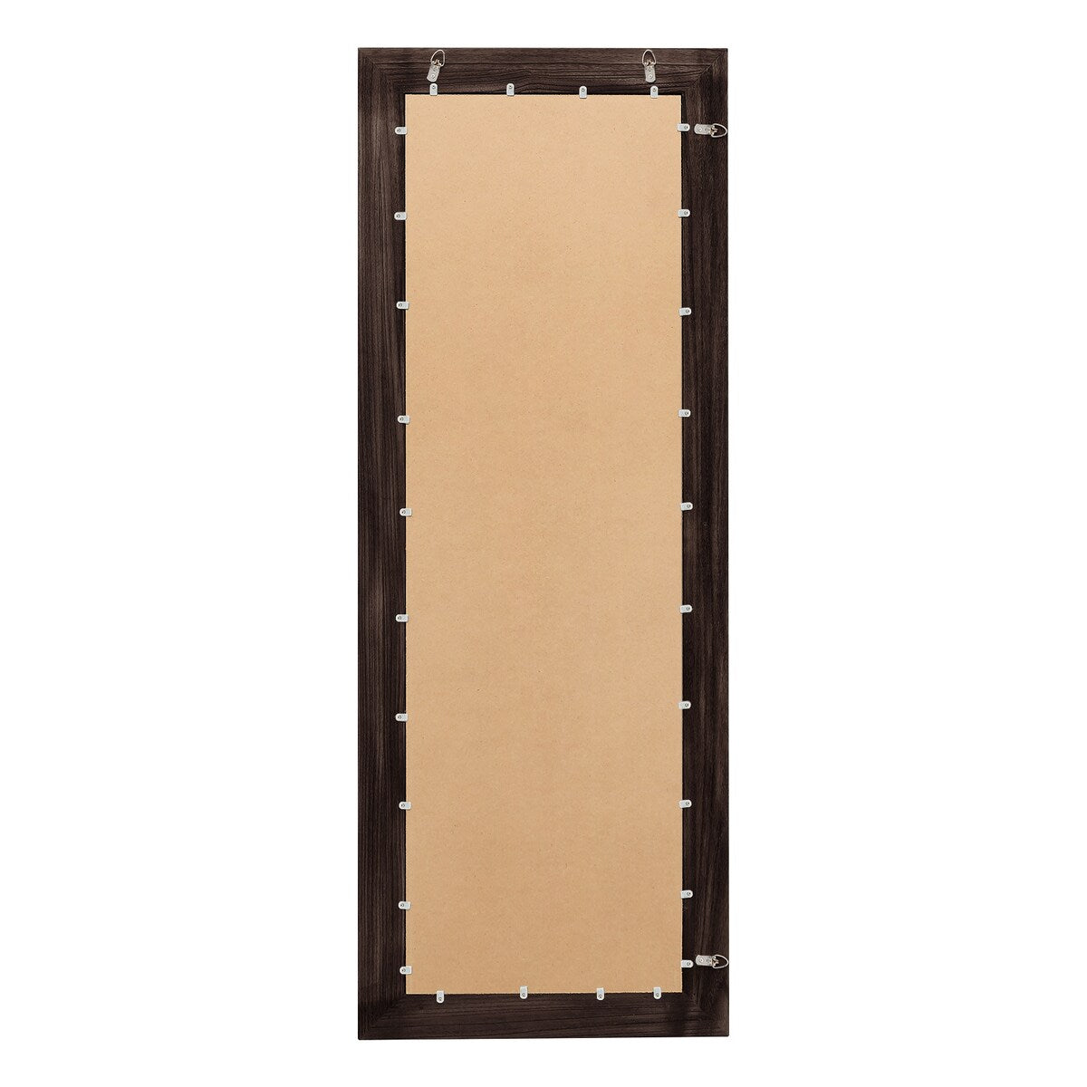 Grand miroir mural en bois rustique style farmhouse - 65x24