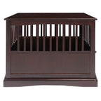 Table d'appoint en bois pour panier pour animaux de compagnie avec porte verrouillable