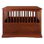 Table d'appoint en bois pour panier pour animaux de compagnie avec porte verrouillable