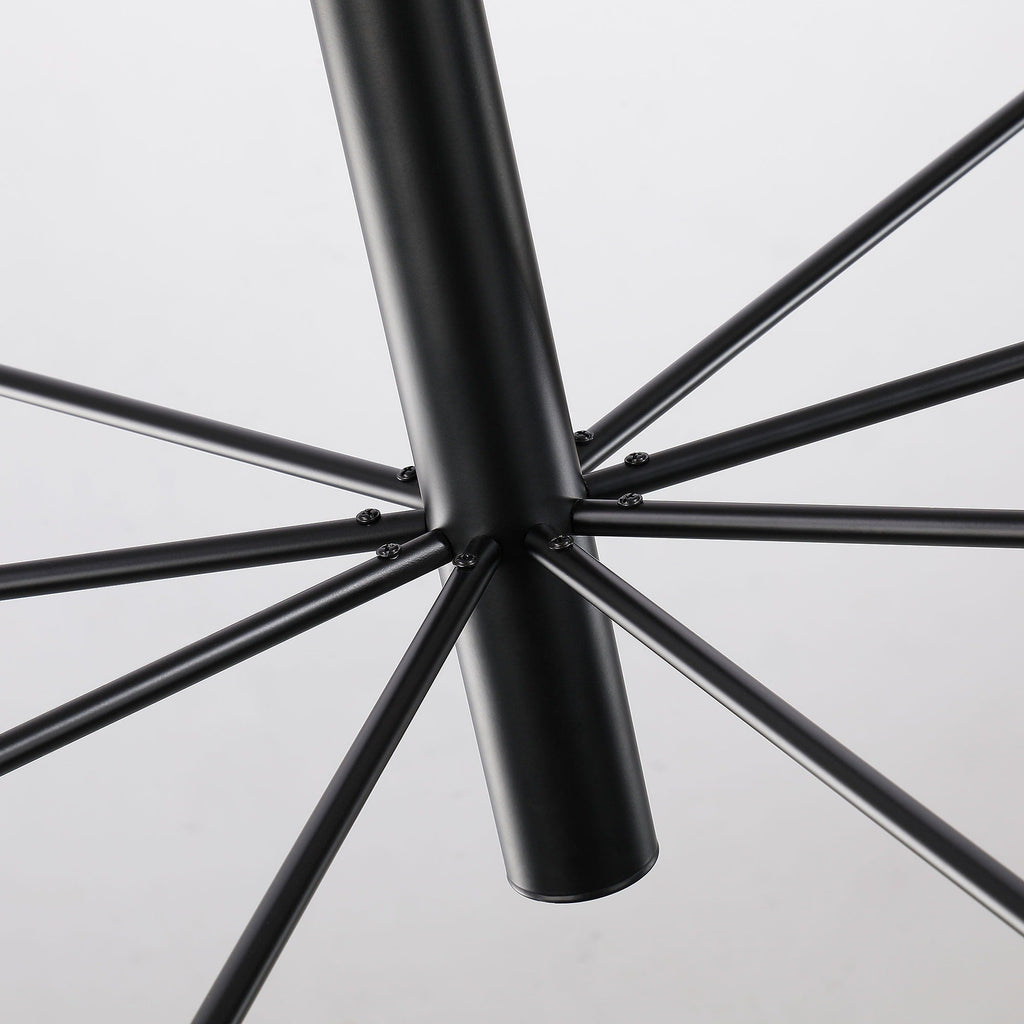 Luminaire minimaliste à 15 lumières, style bougeoir, design ancien à 2 niveaux - 48