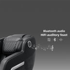 Fauteuil inclinable massant zéro gravité avec massage complet du corps, chauffage et audio Bluetooth intégré