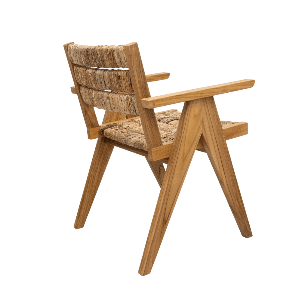 Fauteuil de salle à manger en abaca