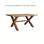 Ensemble de meubles de salle à manger Abaca x Munduk