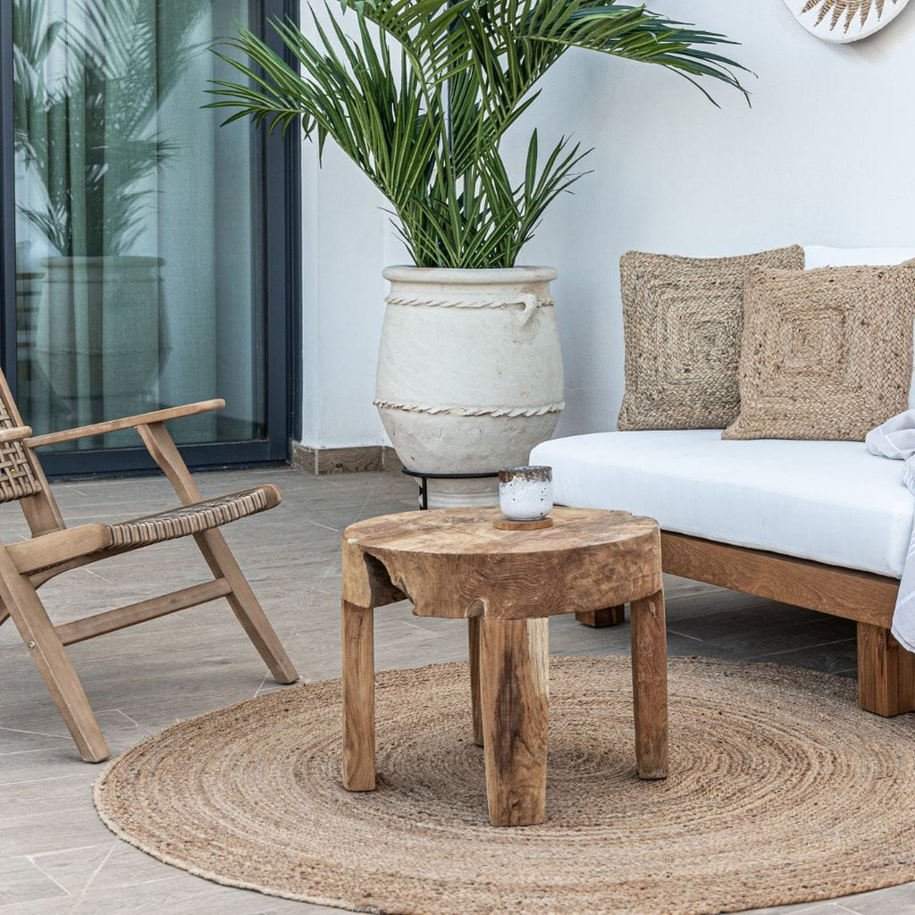 Fauteuil de salon en acacia