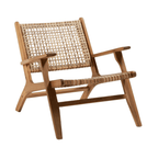 Fauteuil de salon en acacia