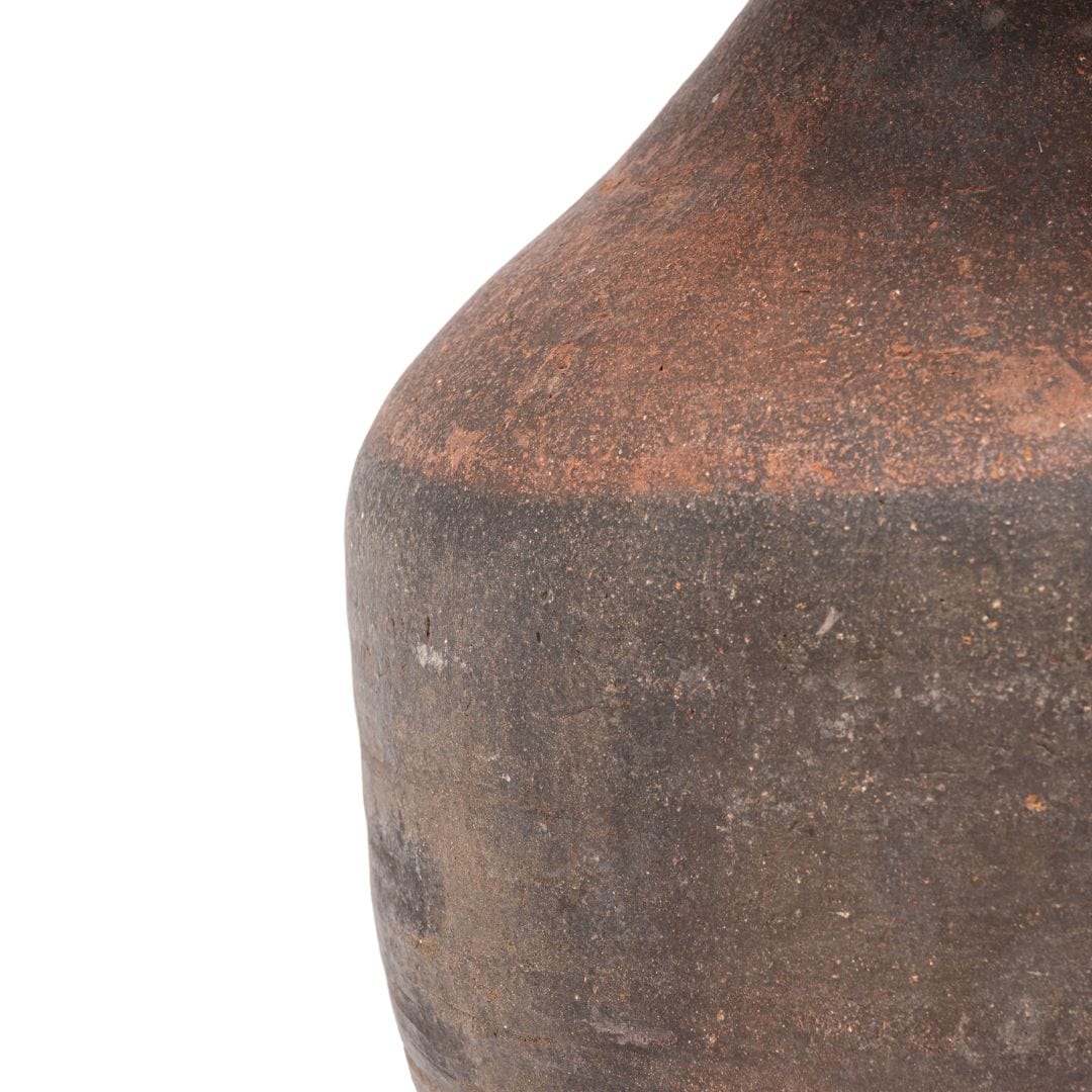 Lampe de table en argile vieillie