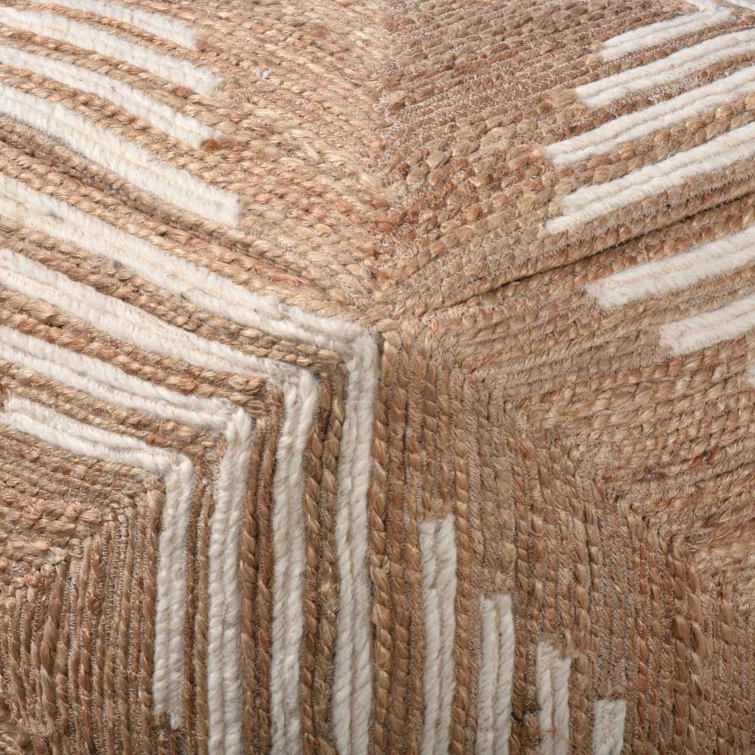 Pouf en jute Aita