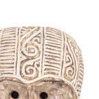 Masque mural primitif en Albasia