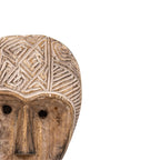 Masque mural primitif en Albasia