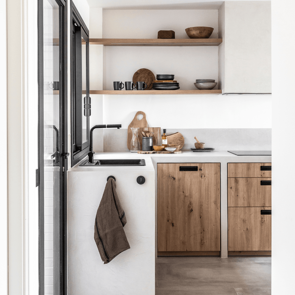 Crochet en aluminium | Noir 3x4cm