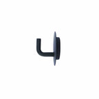 Crochet en aluminium | Noir 3x4cm