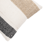 Coussin rectangulaire Amaira à rayures horizontales | 60x40cm