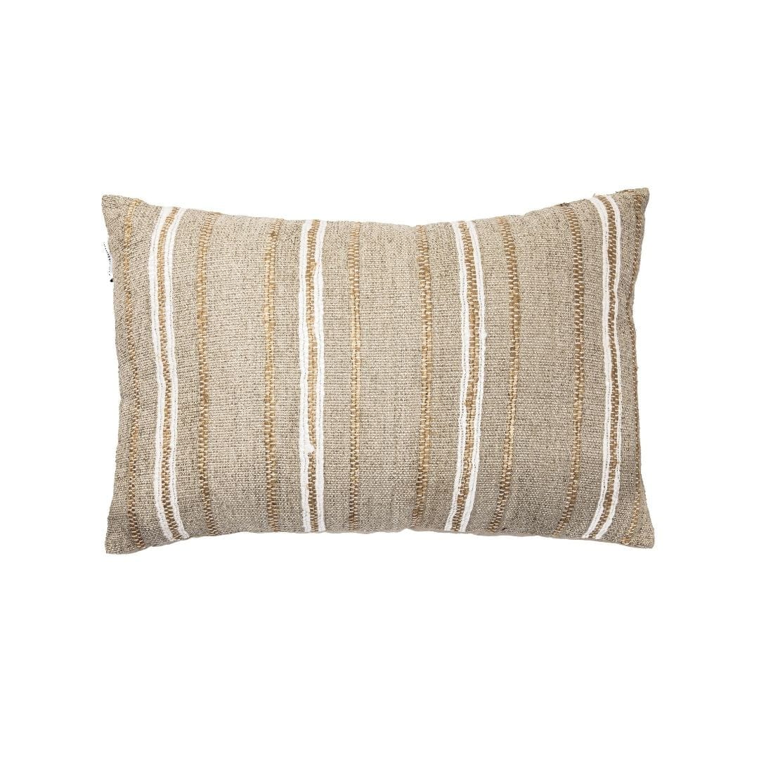 Coussin rectangulaire Amaira à rayures verticales | 40x60cm