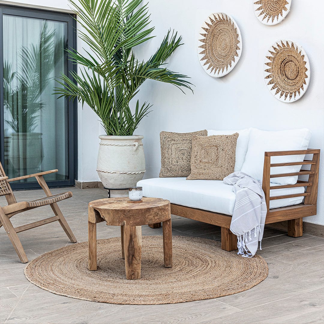 Canapé deux places Amaya | Blanc