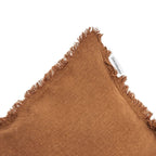 Fronce de coussin Amira, couleur brun clair | 50x50cm