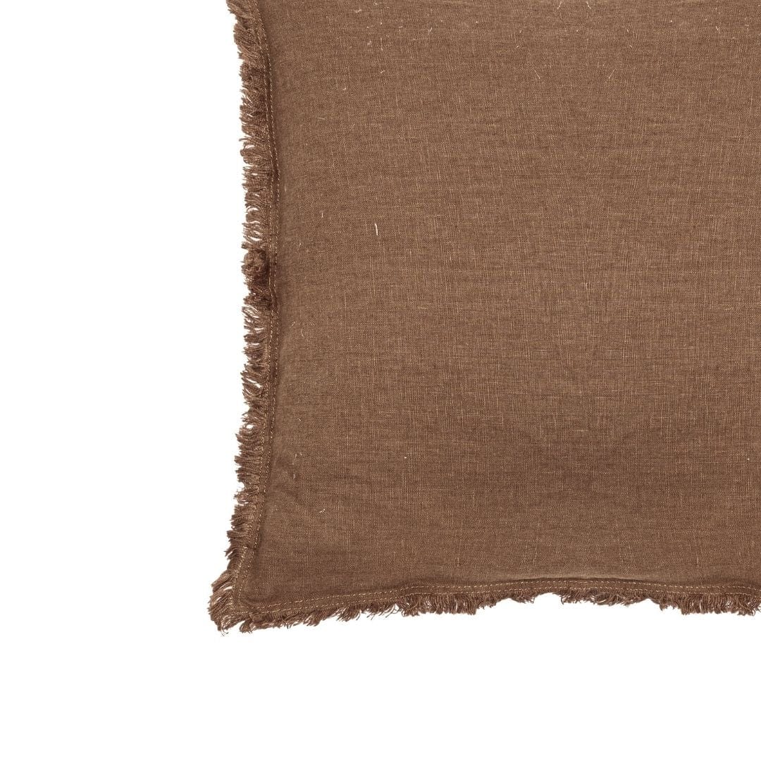 Fronce de coussin Amira Mocha | 50x50cm
