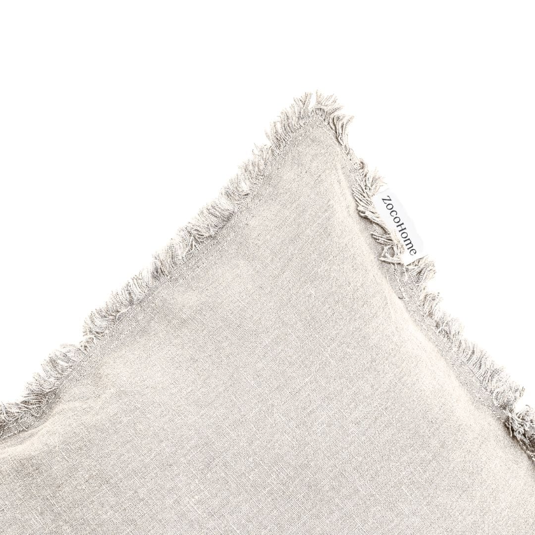 Fronce de coussin Amira Naturel | 50x50cm