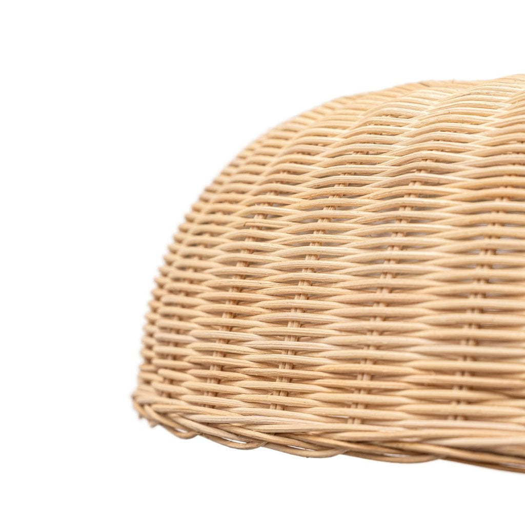 Lampe de plafond en rotin Anaya