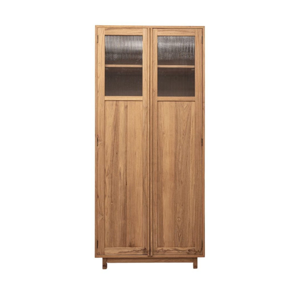 Armoire Arye | Portes en teck et verre Monoglass