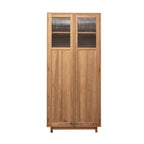 Armoire Arye | Portes en teck et verre Monoglass