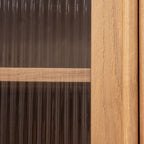 Armoire Arye | Portes en teck et verre Monoglass