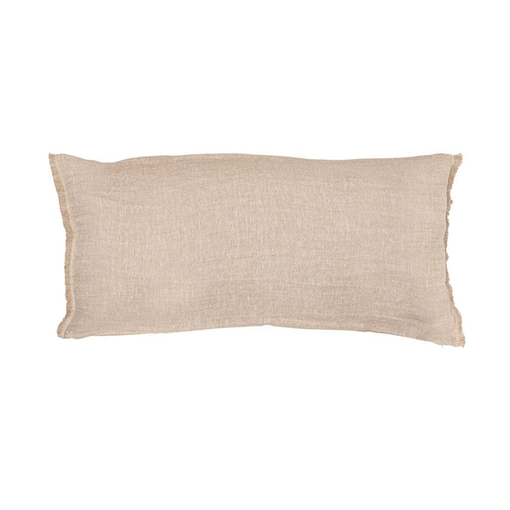 Fronce de coussin en lin Athea | Naturel 55x110cm