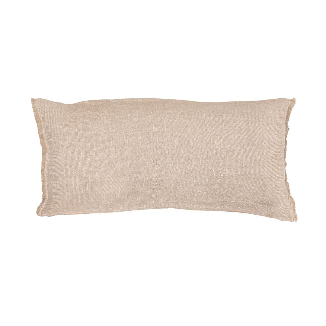 Fronce de coussin en lin Athea | Naturel 55x110cm