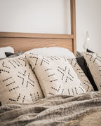 Fronce de coussin Bali | Blanc 45x45cm