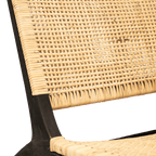 Chaise de salon Bali | Noire