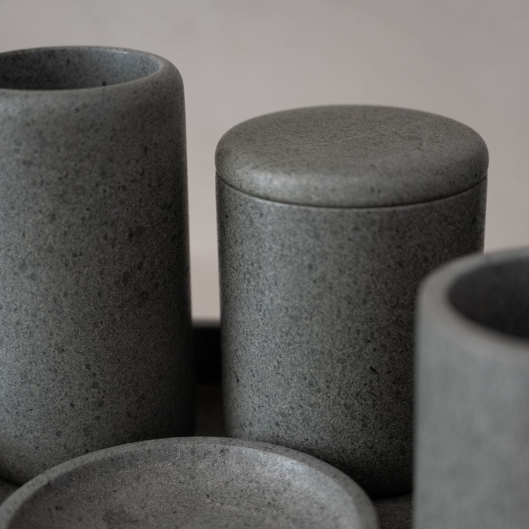 Ensemble de salle de bain en pierre de Bali