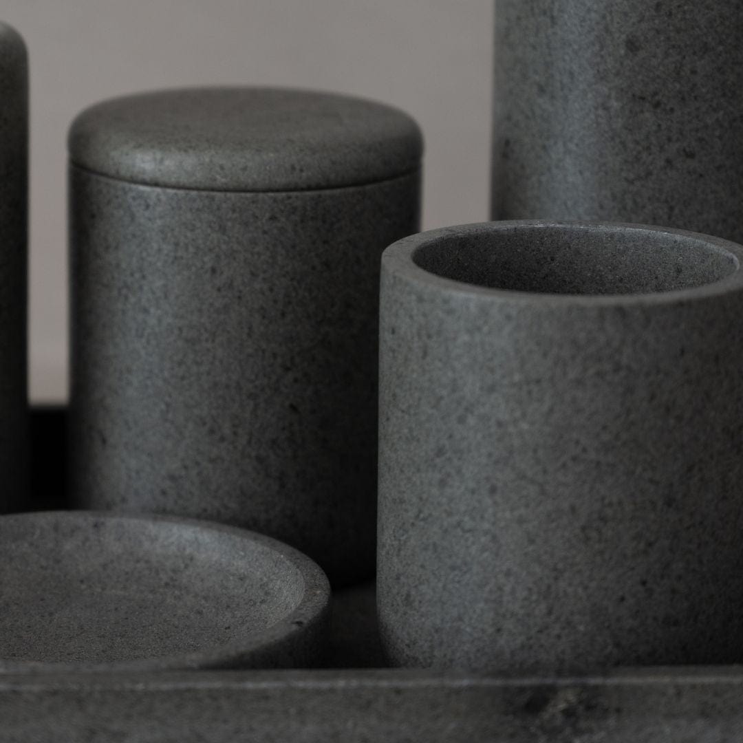 Ensemble de salle de bain en pierre de Bali