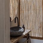 Lavabo en pierre de Bali