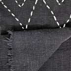 Écharpe Bali | Noire 220x130cm