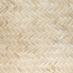 Panier en Bambou | Teinté Blanc 30x60cm
