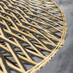 Lampe de plafond en bambou | Naturel/Noir