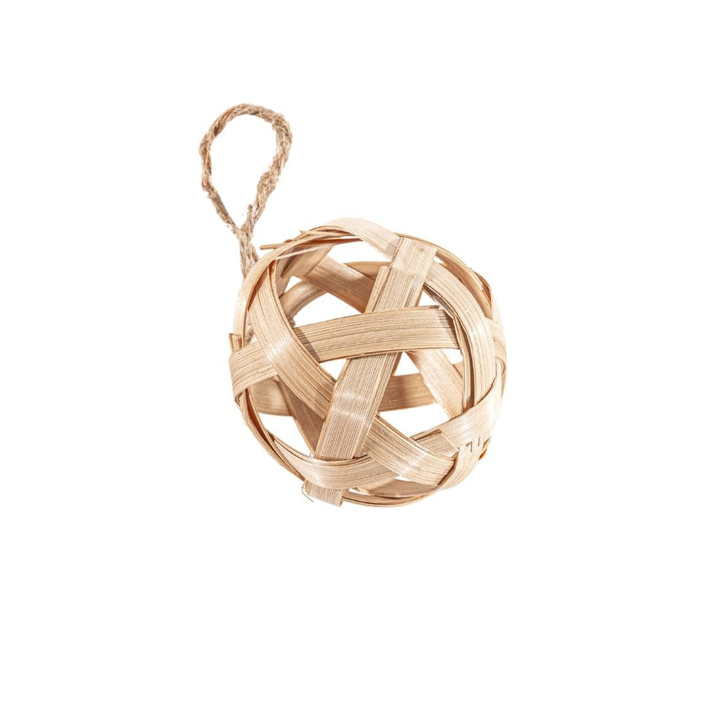 Boule de Noël en bambou | Naturel