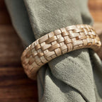 Anneau à serviette en bambou | Lot de 4