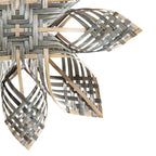 Ornement de Noël en forme d'étoile en bambou | Gris