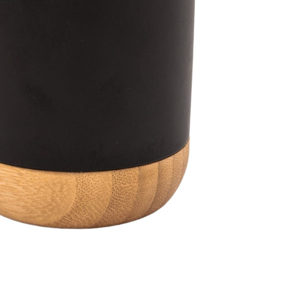 Support de brosse à dents en bambou noir | 7x11cm