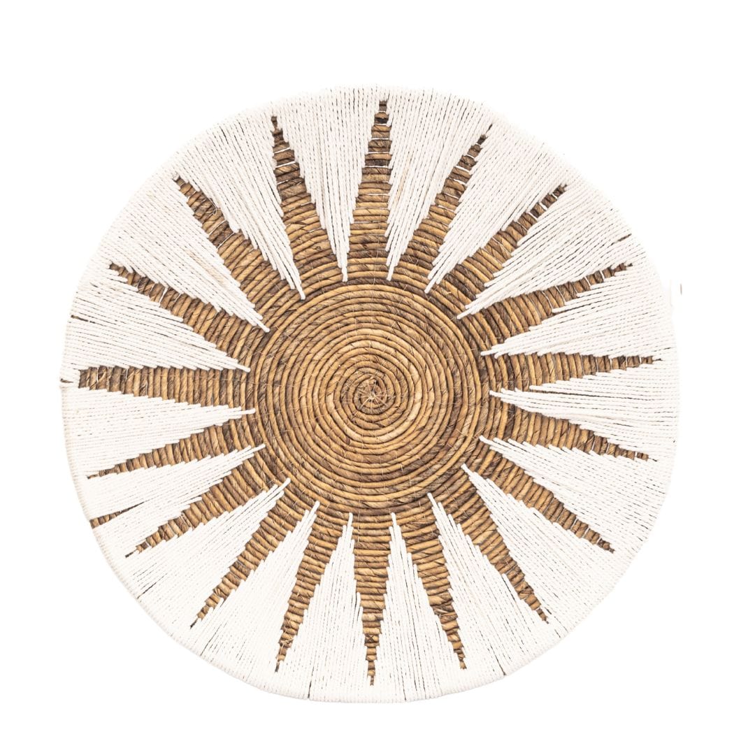 Panier mural décoratif pour bananes | Lot de 3 | Blanc