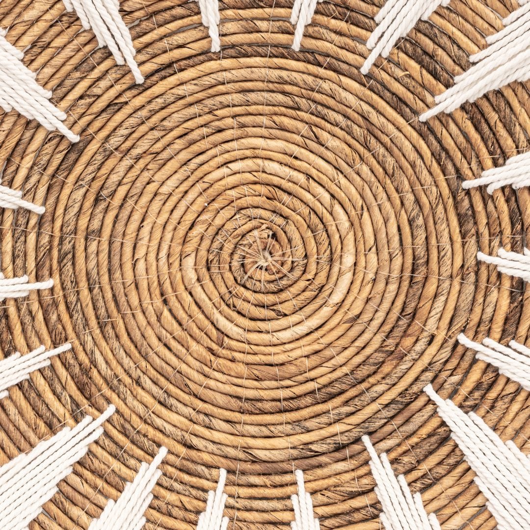 Panier mural décoratif pour bananes | Lot de 3 | Blanc