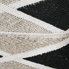 Panier à perles | Sable/Noir 25cm