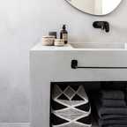 Panier à perles | Sable/Noir 25cm